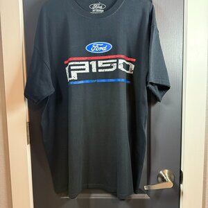 Men's T-shirt- Black with FORD Graphs- Size XL- Gently Used